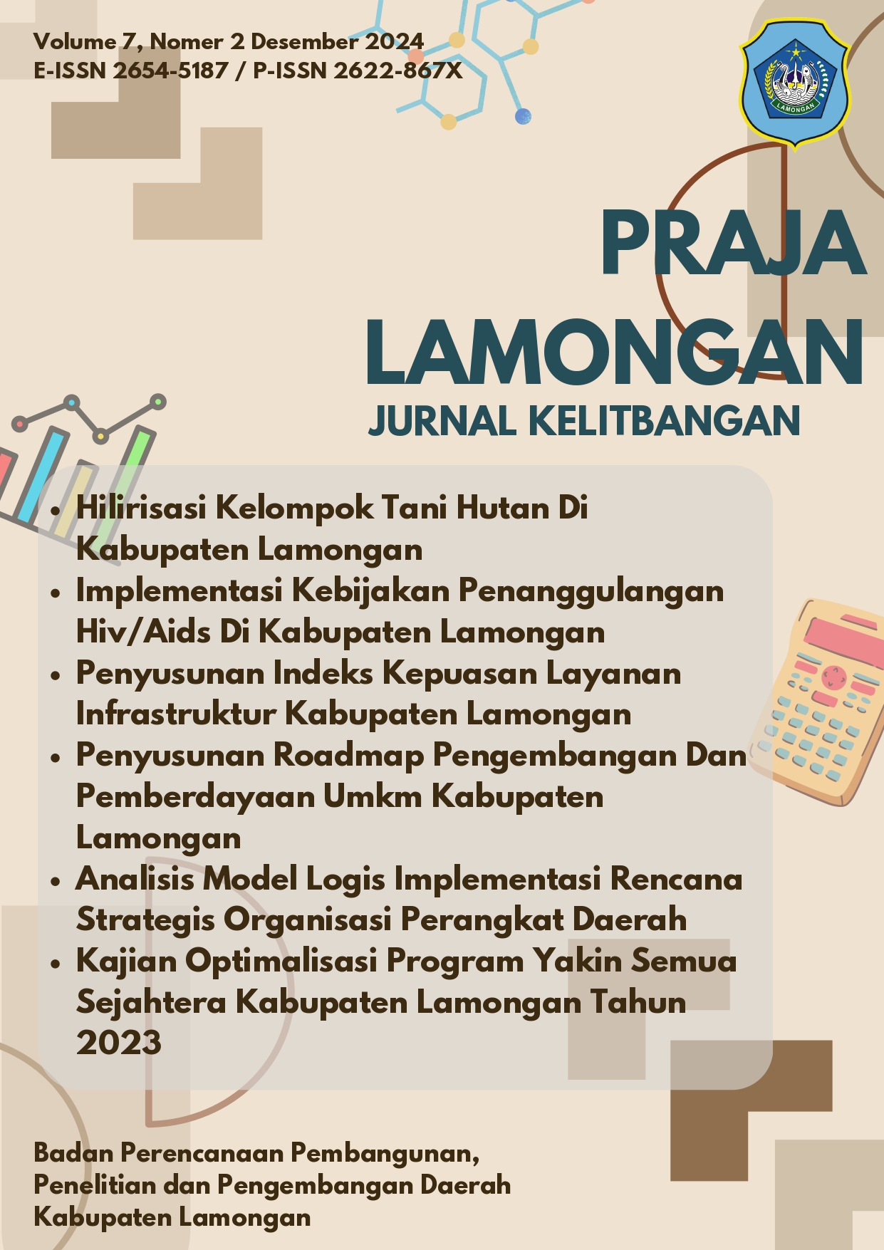 					Lihat Vol 7 No 2 (2024): PRAJA LAMONGAN - JURNAL KELITBANGAN
				